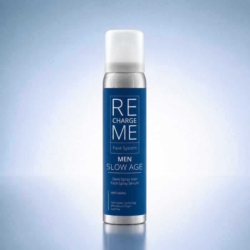 Recharge Me Men Slow Age — pánské sprejové pleťové sérum